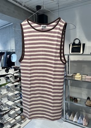 NPS tank top BW Stripe Trico Purple/Brown Nørgaard På Strøget